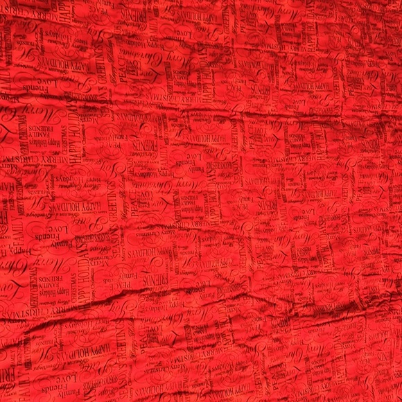 New Homemade patchwork hand stitched Christmas quilt 39”x56” - Picture 2 of 5